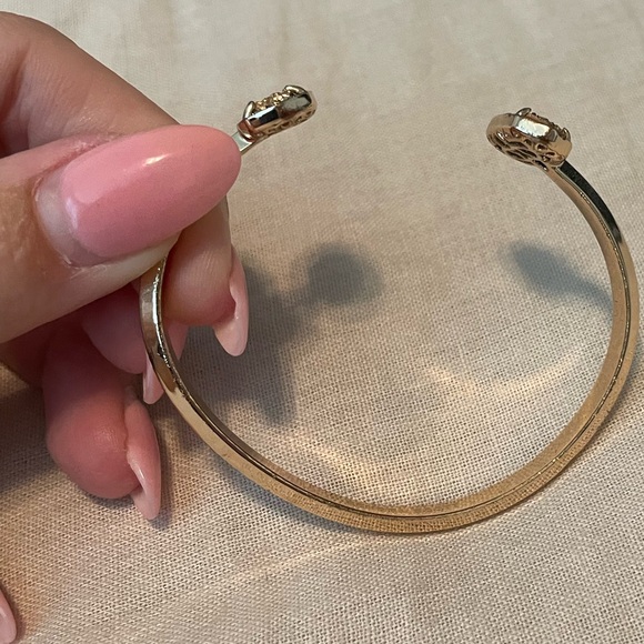 Kendra Scott Elton Rose Gold Cuff in Rose Gold Drusy - Picture 9 of 12